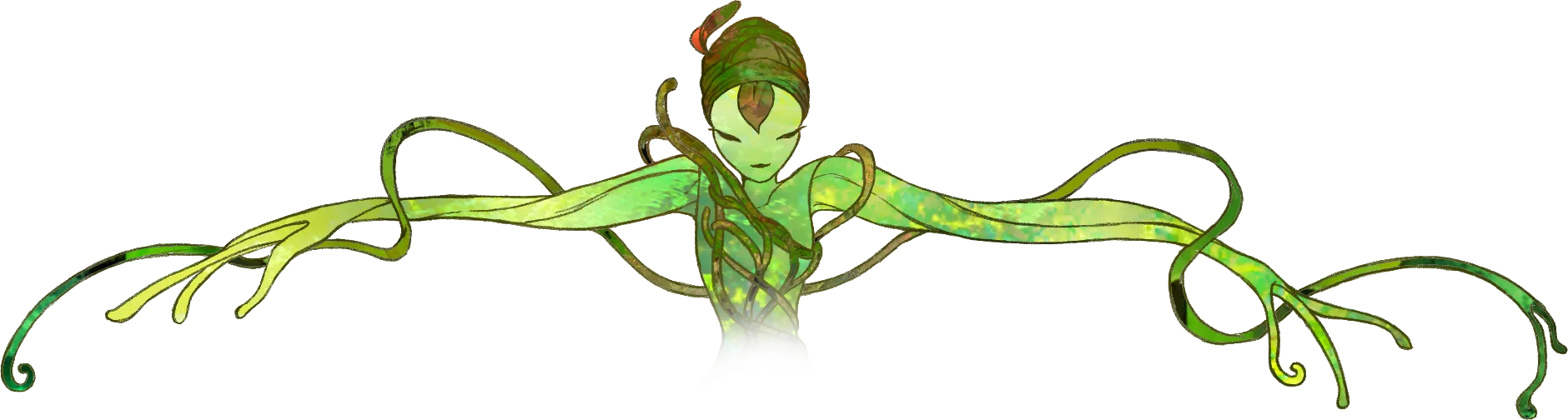 Sang Gedembai guardian at the Dream Forest Langkawi night trail entrance